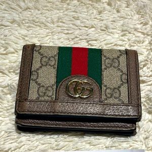 Ophidia GG card case wallet